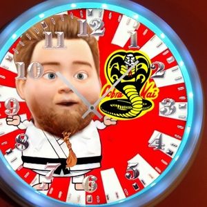 Cobra kai sting ray clock